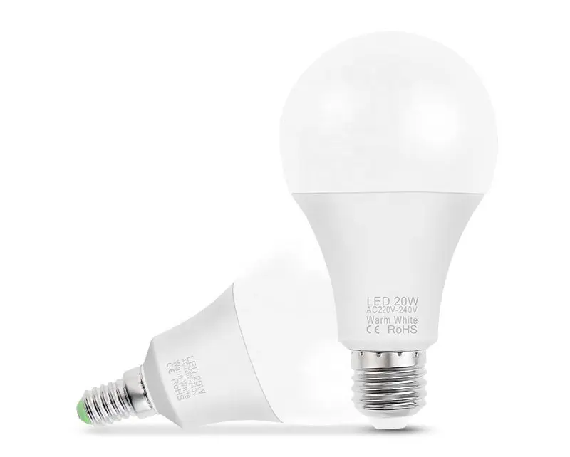 Lampadina a LED E27 AC220V SMD2835 3W 6W 9W 12W 15W 18W 20W lampadine a LED bianche calde fredde a risparmio energetico per soggiorno luce domestica