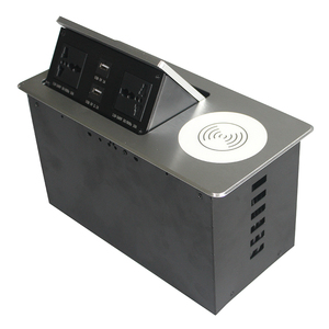 Desktop Tabletop <strong>Multi</strong>-<strong>function</strong> <strong>Socket</strong> Outlet <strong>with</strong> Power and Data - Product Image 3