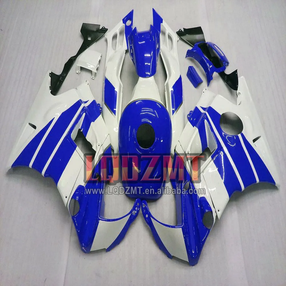 Bianco blu OEM Body + Tank per HONDA CBR600 CBR 600 600 F3 600 F3 CC FS CBR600FS 97 98 92No.204 CBR600F3 1997 1998 carenatura ad iniezione