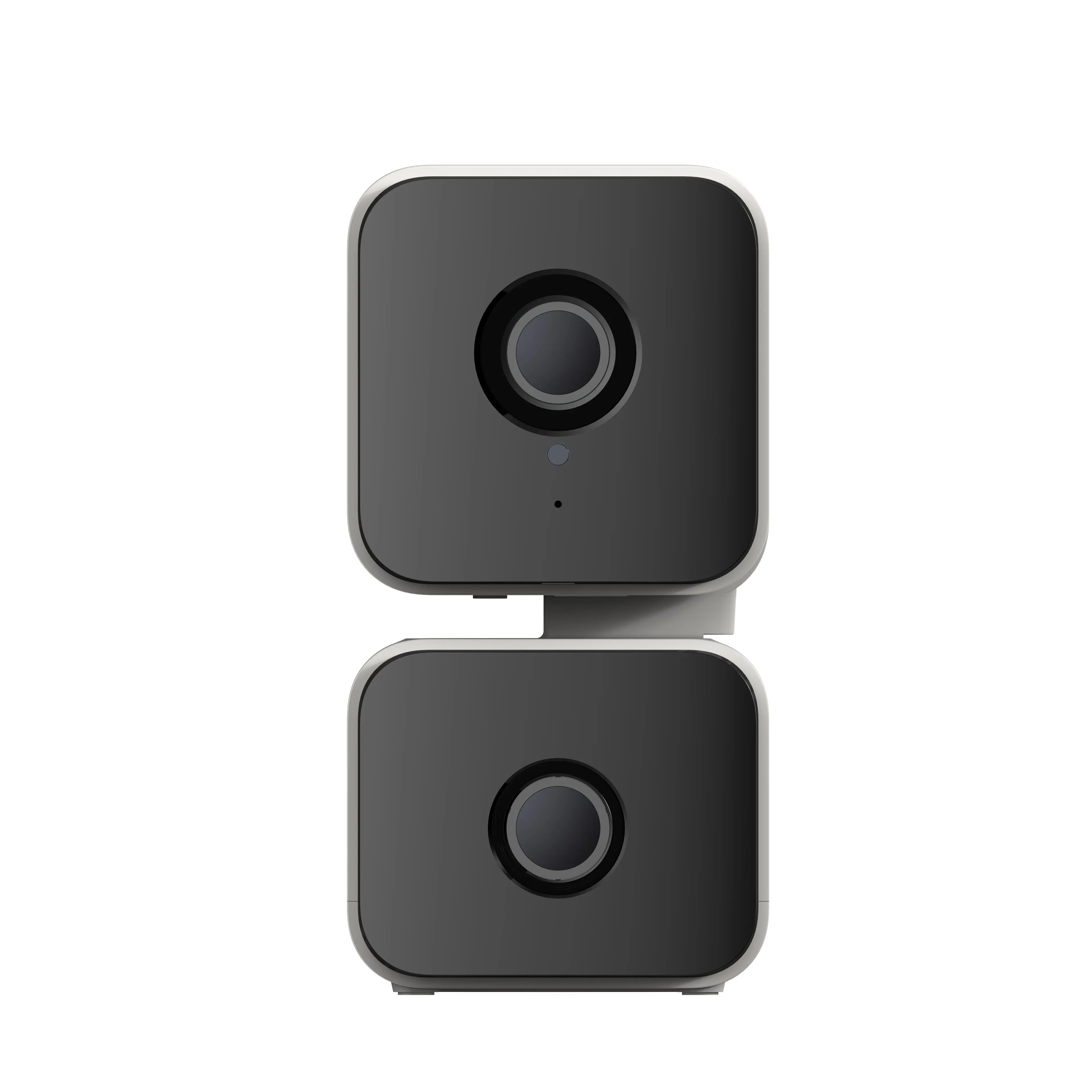 2MP Tuya Smart telecamera di sicurezza doppia lente CMOS anteriore posteriore interna WiFi telecamera telecamera per visione notturna CCTV