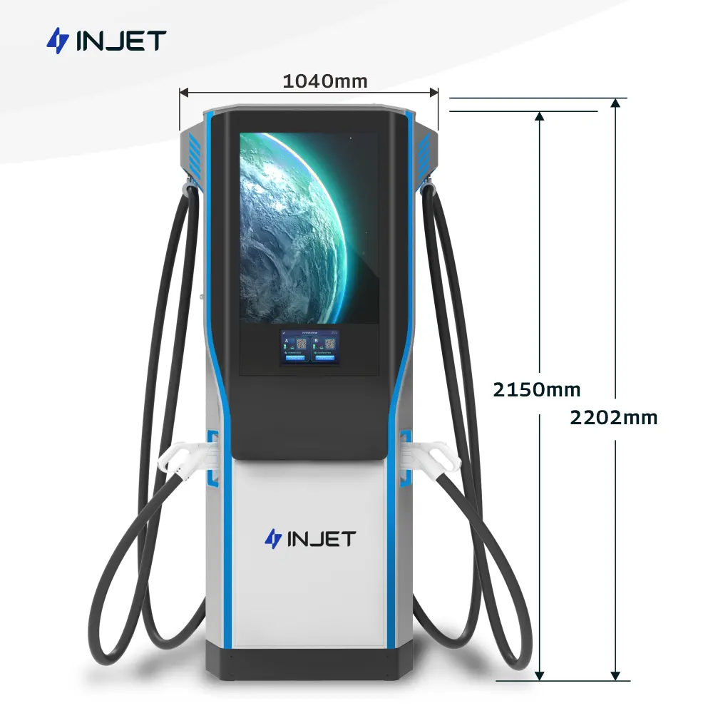 Caricabatterie EV DC di livello 3 stazione di ricarica per auto elettriche Fast 60kW 120kW 180kW 240kW DC Ev stazioni di ricarica