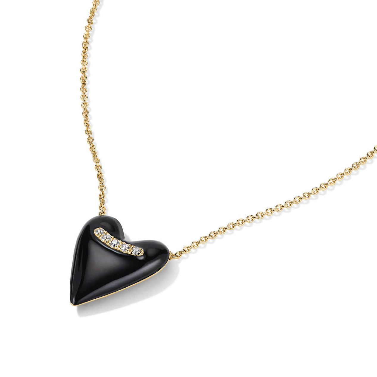 เคลือบสีดำทอง18K