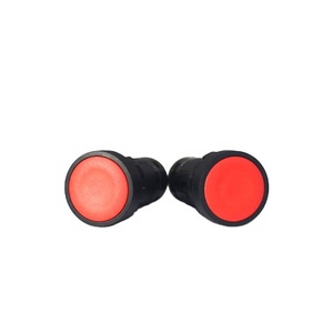 Pulsante piatto da 22mm luce a Led momentanea interruttore a pulsante 220v - Product Image 1