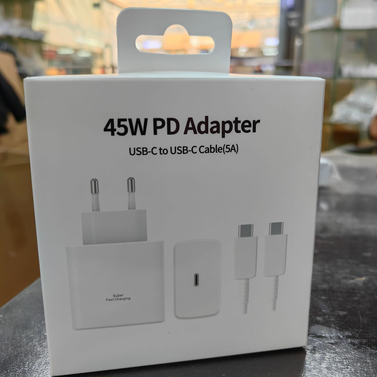 Blanc 45W + 5A Câble