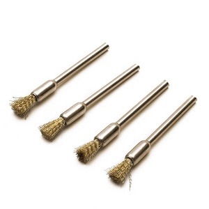 Workshop <strong>Brass</strong> <strong>Wire</strong> <strong>Brushes</strong> Electric Replacement 15Pcs 5mm Rotary <strong>Wheel</strong> Pencil <strong>Polishing</strong> for Power Drill Durable