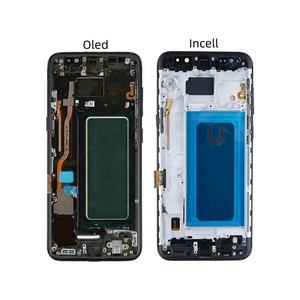 จอแอลซีดีสำหรับซัมซุง S8พลัสพร้อมกรอบ S8 + SM-G950F G955F ชิ้นส่วนหน้าจอสัมผัส