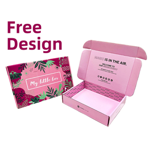 OEM biểu tượng tùy chỉnh in sang trọng sóng gấp Quà Tặng Giấy bao bì hộp các tông vận chuyển hộp bưu phẩm - Product Image 5