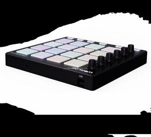 WORLDE Mini II Controlador de teclado MIDI USB portátil 16 Teclas Instrumento musical portátil ORCA PAD16 (Controlador MIDI)