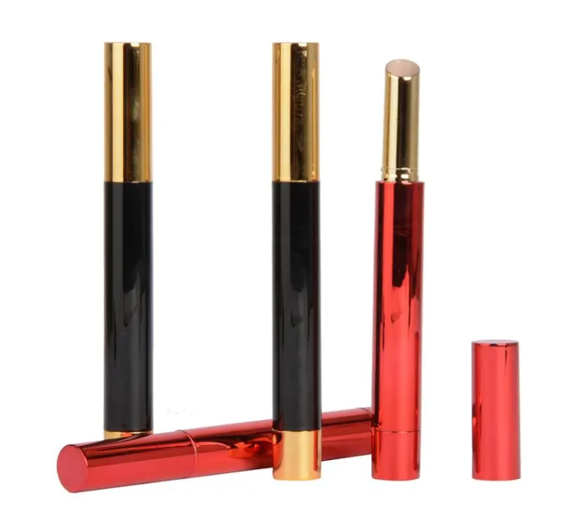 OEM/ODM Knobable black empty lipstick tube packaging DIY lipstick pen spot customization lip gloss tubes