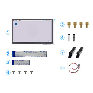 Unterstützt Raspberry Pi 4 B3B2B 5 Zoll 7 Zoll 4,3 Zoll kapazitiver Touchscreen Raspberry Pi MIPI DSI-Schnitts telle bildschirm