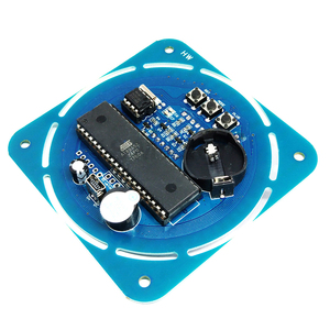 Módulo de reloj electrónico con pantalla LED giratoria, lámpara de agua, Kit artesanal de Control de luz, temperatura DS1302, C8051, MCU, STC15W408AS - Product Image 3