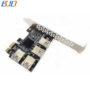 PCI-E 1X-4 x USB 3.0 (PCIe X1 sinyali) konektör genişletme yükseltici kartı - Product Image 5
