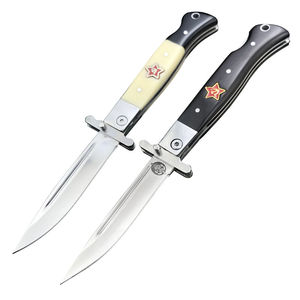 Nga ngoài trời nhựa xử lý Pocket <span class=keywords><strong>Knife</strong></span> 3.8in lưỡi chiến thuật EDC cắm trại săn bắn gấp dao - Product Image 1