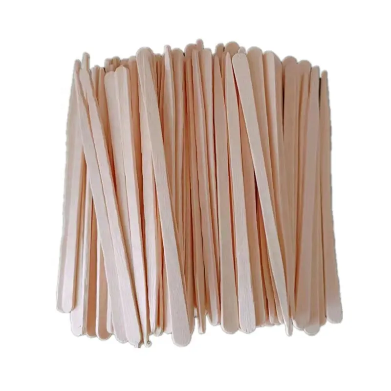 थोक अनुकूलित डिस्पोजेबल कॉस्मेटिक लोमनाशक बालों को हटाने लकड़ी भौं वैक्सिंग spatulas की छड़ें 500/1000 pcs के लिए सौंदर्य