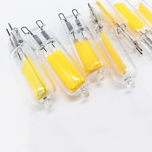 G4 LED ampul, AC/DC 12V COB 2W 180lm bi-pin tabanı JC tipi davlumbaz ampuller, 20W halojen ampul eşdeğer şeffaf kapsül lamba - Product Image 6