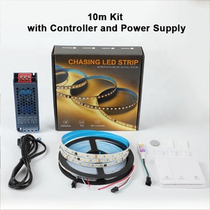 אור תקרה 10 מ '20m 120 דידס dc24v מים זורמים סרט הדבקה אלחוטי שליטה מירוץ סוס הוביל אור