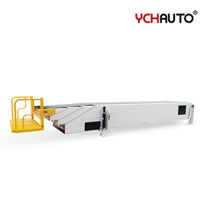 Transportador telescópico con plataforma de pie Caja de descarga de carga portátil Transportador de cinta retráctil portátil - Product Image 3