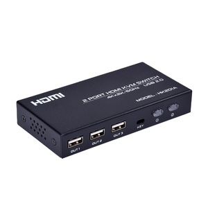 FJ-HK201A Fjgear手册2 PORAT 4K hdmi kvm切换器，带桌面控制器、红外遥控器、按钮开关 - Product Image 1