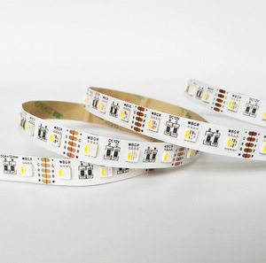 IP20 <strong>Smd</strong> <strong>5050</strong> 4in1 60LED/<strong>m</strong> RGBWW RGBW Voice Control Copper Led Light Strip Heat Resistant and Non-Waterproof - Product Image 4