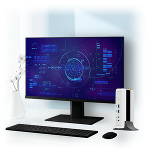 Mini ordenador portátil Intel Celeron N5095 Window 10, 12V, de bolsillo, unidad de sistema de ordenador 4K DP, pantalla Triple, Mini Pc - Product Image 5