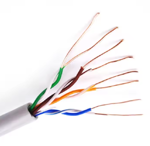 Precio de fábrica CAT5E Par trenzado sólido Ethernet LAN Cable de red UTP FTP S/FTP Chaqueta de PVC Conector RJ45 Uso en interiores y exteriores - Product Image 3