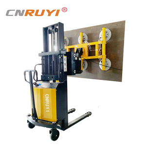 RYN capacità di carico pesante forcella Mobile di vetro Robot, contenitore di vetro strumento di scarico con carrello elevatore