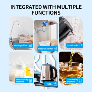 Máquina de ósmosis inversa, dispensador de agua fría y caliente de escritorio, Uv purificador de agua, filtro de ducha, filtro de agua de vitamina para el hogar - Product Image 5
