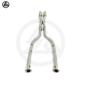 CSZ Exhaust Pipes for BMW E92 M3 4.0L Ss304 X-pipe Midpipe with 2 <strong>Resonators</strong> - Product Image 2