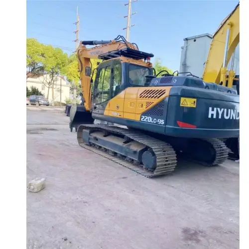 Escavatori usati hyundai 220-9s escavatore di seconda mano coreano marca Hyundai 220LC escavatore di seconda mano di medie dimensioni 22 ton e 2