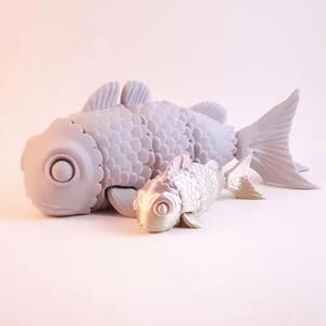 Быстродействующий прототип SLA SLS SLM FDM DMLS услуги 3d-печати 3D модель для FLEXI FISH - Product Image 3