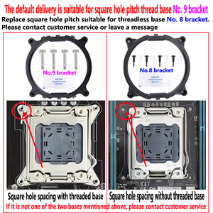 QiuzAim 6-heat-pipe Unvarying RGB Tower AM4 CPU Cooler 120mm <strong>E5</strong> <strong>2690</strong> 2011 V4 Heatsink for Advanced Computer Cooling and Style - Product Image 3