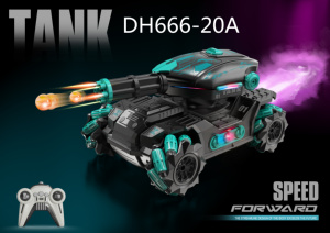 2.4G Watch Remote Control Tank <strong>Car</strong> With 360 Water Marbles Shooting Cannon High Speed Off-Road 4WD Stunt <strong>Functions</strong> <strong>Rc</strong> <strong>Car</strong> - Product Image 3