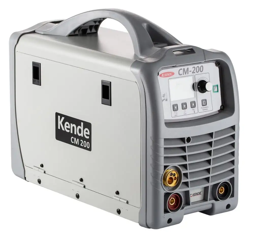 KENDE-máquina de soldadura portátil, MMA MIG MAG TIG CO2, cable de soldadura de GAS, inversor de aluminio MIG, CM 200