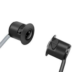 Codo de mezcla de CC detección de objetos con forma de auricular negro especial a través del sensor fotoeléctrico óptico de modo de haz
