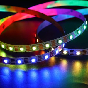 Guangdong Led 5 В RGBIC APA102 пиксель 30/60/144 светодиодов/м 1 м/2 м/3 М/4 м/5 м адресуемый RGB 5050 Светодиодная лента - Product Image 4