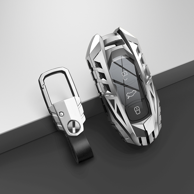 UN argent + porte-clés