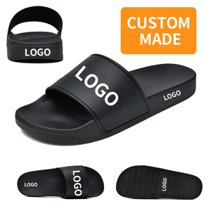 OEM Tùy chỉnh màu đen PVC người đàn ông của dép dép thể thao câu lạc bộ phong cách in tên độc quyền - Product Image 5