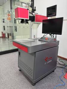 JPT/Raycus EZCAD <strong>Basic</strong> Optical Fiber Laser Marking Machine/Lase Marker with Dynamic Focus Lens for Barcode Two-dimensional <strong>Code</strong>