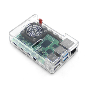 <strong>Raspberry</strong> <strong>Pi</strong> 4 <strong>case</strong> Generation <strong>Raspberry</strong> <strong>Pi</strong> 4B Motherboard Plastic <strong>Case</strong> Transparent Motherboard Fixed Protective <strong>Case</strong> Kit - Product Image 1