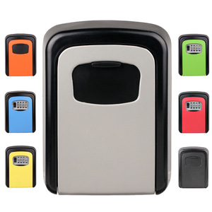 Orange Waterproof Hotel Used Digital with Combination Code Wall <strong>Mounted</strong> Hidden Storage of Safety Lock Box for Door <strong>Hide</strong> Keys - Product Image 1