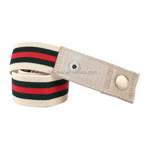 Cổ 3Cm Bán Buôn Khóa Miễn Phí Vải Vải Vành Đai Nylon Dệt Của Phụ Nữ Cộng Với Đàn Hồi Căng Lười Biếng Thắt Lưng Cho Quần Jean Quần Dresses - Product Image 5