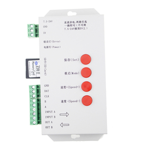 5V 12V 24V t1000s Ws2801 Ws2811 Ws2812b Controller Adressierbarer 5050 RGB LED Controller für Strip Light T-1000s RGB Controller - Product Image 4
