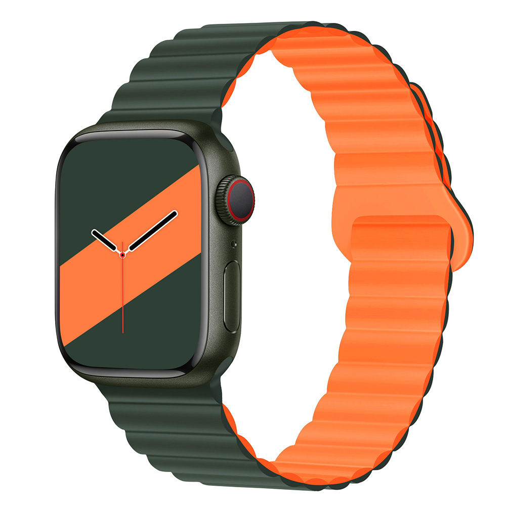 38/40/41/10 génération 42mm 26 vert foncé avec orange