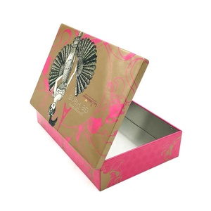 Custom Rectangular Metal <strong>Hinged</strong> Tin <strong>Box</strong> for Cosmetic Packaging Metal Tin Can - Product Image 3
