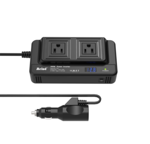 GCSOAR 200W DC a AC Enchufe universal 110VAC Salida Mini inversor de corriente para automóvil con salidas Tipo-C Carga USB - Product Image 4