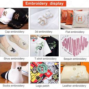 9針2ヘッド産業用コンピューター刺Embroidery刺Embroideryスクリーン印刷機価格20針レーザー切断装置付き - Product Image 6