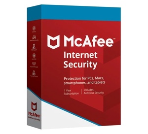 McAfee Internet Security 10pc 1 Dispositivo 1 Año Software de Seguridad