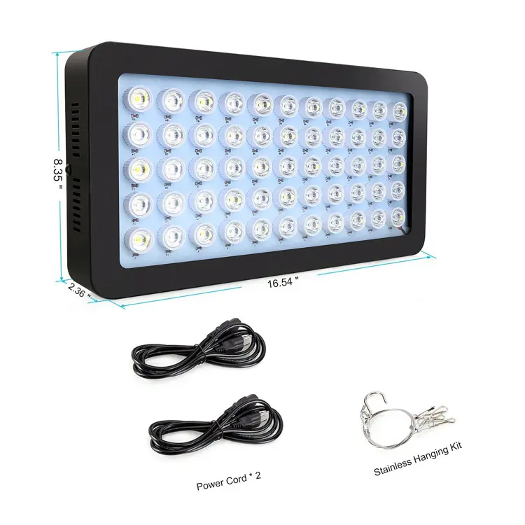 Cheap AC85-264V Metal Case Body Full Spectrum Led Aquarium Light for Aquariums Coral Reef Light