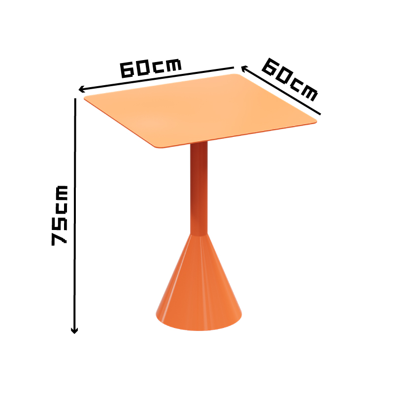 Square table 60*60*75