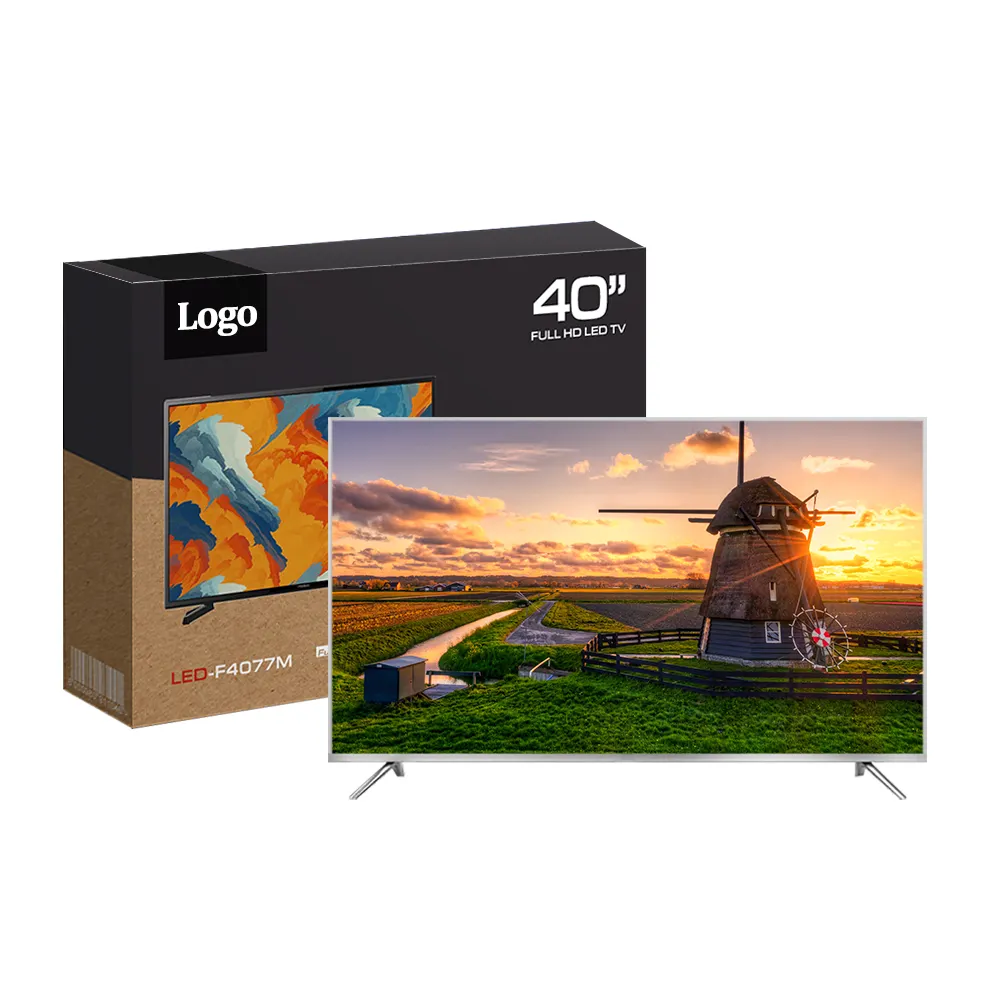 Небьющийся телевизор 40 дюймов Android 13 Smart TV 40 43 дюймов Full HD LED TV